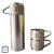 Set Termo 500ml acero inoxidable + 3 tazas - tienda online