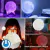 Luna velador 3d multicolor a pilas con base - comprar online