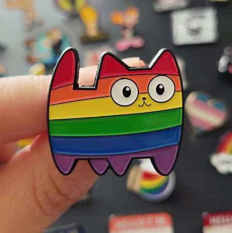 Pins Gato Pride