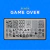 Placa de Stamping Game Over #81