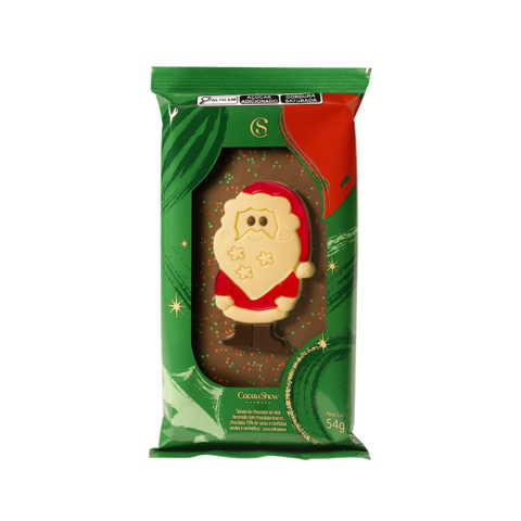 Cacau Show Tablete Papai Noel 54g