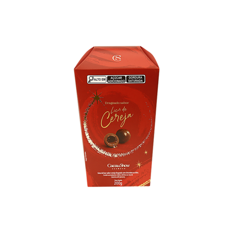 Cacau Show Drageados ao Leite com Licor de Cereja 200g