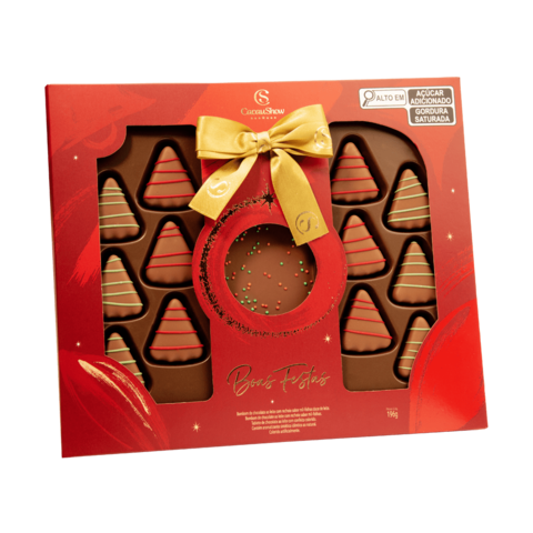 Cacau Show Bombons Magia do Natal 196g