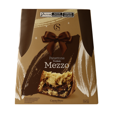Cacau Show Panettone Trufado Mezzo 580g