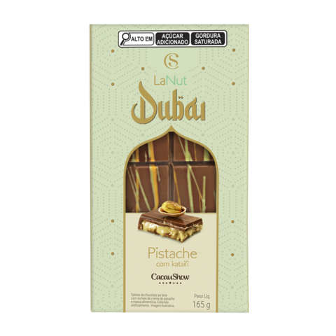 Cacau Show Tablete Dubai Pistache 130g