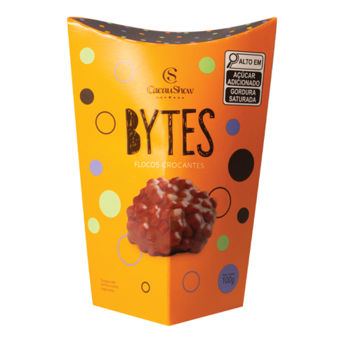 Cacau Show Bytes Flocos Crocantes 100g
