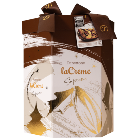 Cacau Show Panettone de laCreme Supreme ao Leite 1kg
