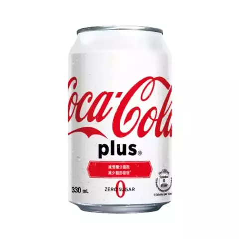 Coca-Cola Plus Importada Zero Açúcar da China 330ml