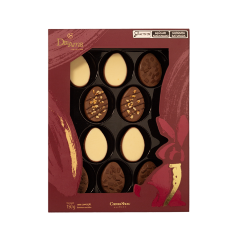 Cacau Show Caixa de Bombons Dreams 150g