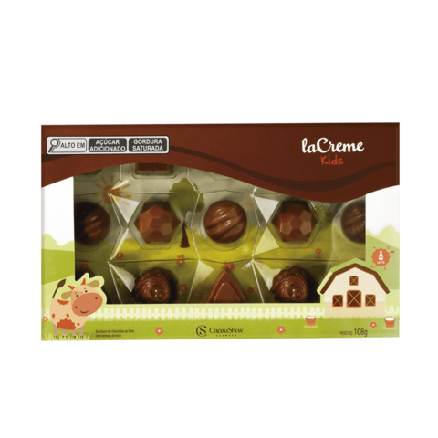 Cacau Show Caixa Kids La Creme 108g