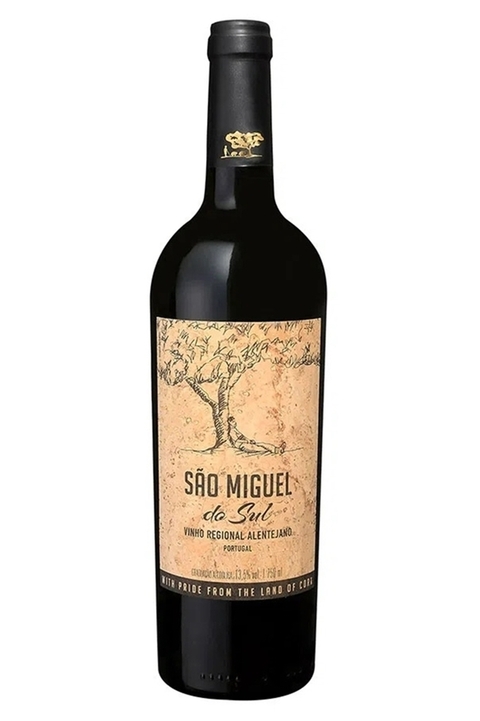 Vinho Português Tinto São Miguel do Sul Alentejano Fino Tinto Meio Seco 750ml