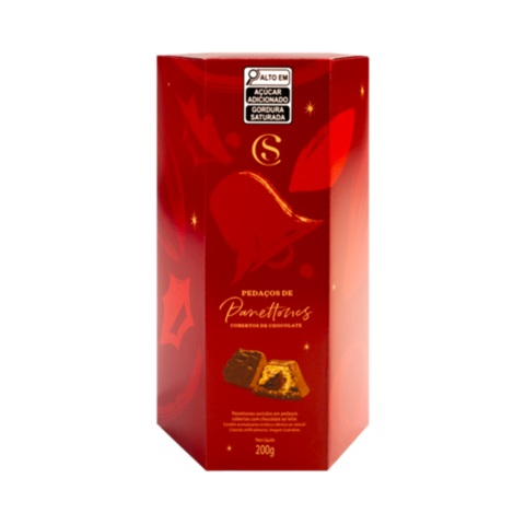 Cacau Show Pedaços de Panettones Sortidos 200g