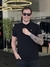 Polo Calvin Klein Black CKJ Emborrachado - loja online