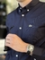Camisa Social Lacoste Azul Marinho - comprar online