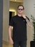 T-shirt Diesel Black D logo bordado - loja online