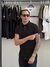 Polo Tommy Hilfiger Black com Detalhe na Manga - loja online