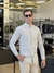 Camisa Manga Longa Reserva Microxadrez Cinza Claro - comprar online