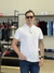 Polo Calvin Klein Branca com Detalhe na Gola - URBANMENSSTORE