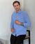 Camisa Reserva Manga Longa Azul Claro