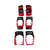 SET DE PROTECCIONES | PRO TEC | RETRO | ROJO, BLANCO Y NEGRO | TALLA CH - comprar en línea