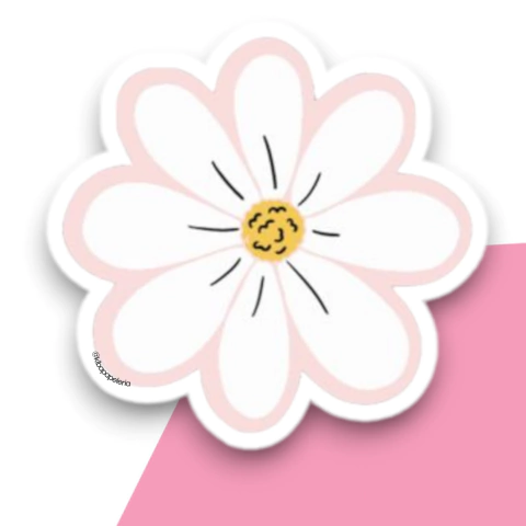STICKER FLOR BLANCA I