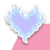 STICKER HEART FLAME