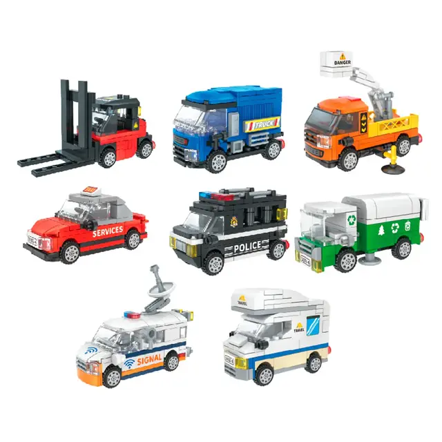 Mini Bloques Vehículo de Ciudad – Modelo Surtido