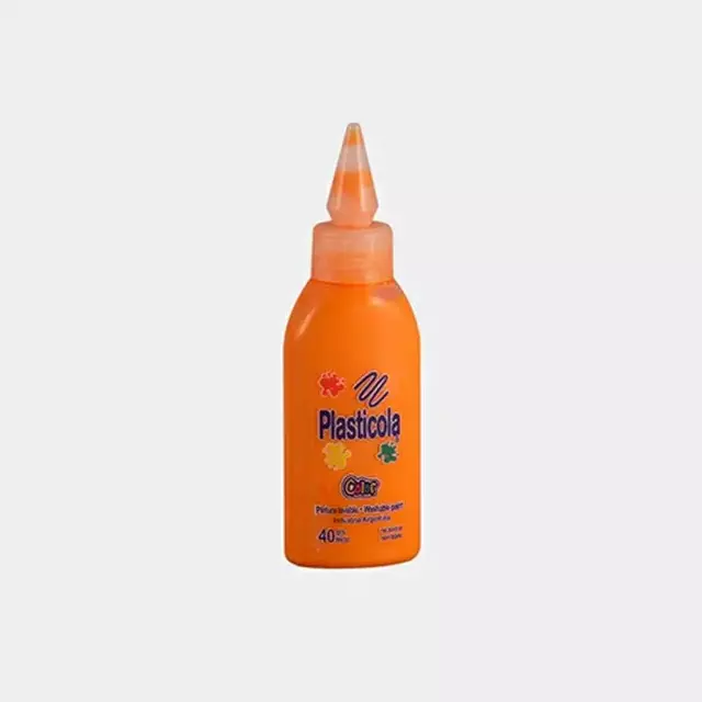 ADHESIVO PLASTICOLA VINILICO 40 GRS.NARANJA