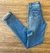 CALÇA FEMININA INFANTO JUVENIL LEO BOLSO LATERAL CINTURA ALTA 1629 na internet