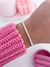 Pulseira Riviera Cristal Banho de Prata