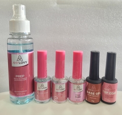 AnyLovy Kit - Prep, PH Regulator, Acid-Free Primer, Acid Primer, Gel Base and Top Coat