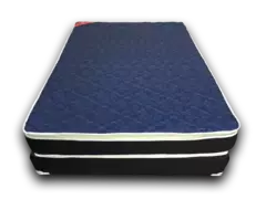 COLCHÓN DOBLE PILLOW SATÉN 27 CM - RESORTE - colchonesdelacosta