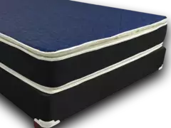 COLCHÓN DOBLE PILLOW SATÉN 27 CM - RESORTE - comprar online