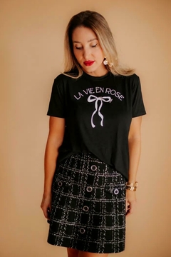 T-Shirt Laço La Vie En Rose - comprar online