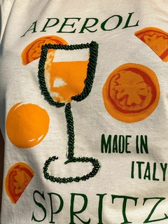 T-Shirt Aperol com Pedraria na internet