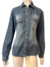 Camisa jeans com bolsos C&A Tamanho 40