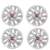 Kit 4 Calotas Argo 2017/20 Aro 14 +4 Emblemas Resinado 48mm - Imports Distribuidora