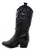 Bota Savage Texana Mujer GZ8 Cuero Caña Larga Bordada - Calzados Cash