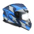 Casco Moto Rebatible Mac FF 166 Blaze Doble Visor - Afrox Azul - GOI S.A.