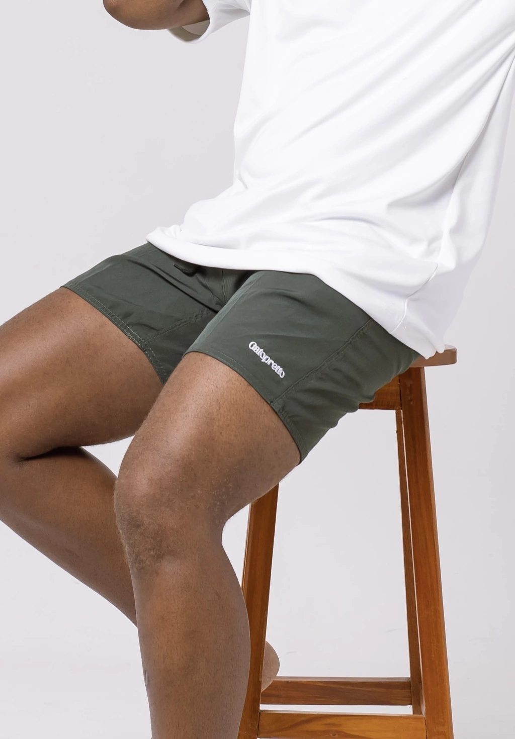 Short de Elastano - Verde Militar