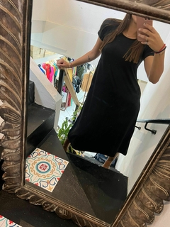 VESTIDO LARGO CON BOLSILLOS - comprar online
