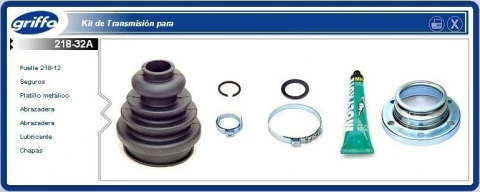 KIT TRANSMISION LADO CAJA C/CHAPA ESCORT
