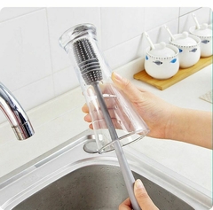 CEPILLO DE SILICONA LIMPIA BOTELLA - comprar online