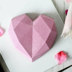 MOLDE SILICONA CORAZON DE DIAMANTE en internet