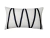 Imagem do Capa Almofada Baguete Liz Azul Marinho e Cru Natural 50cm x 30cm