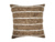 Coleção Havana – Capa de Almofada Cru Natural e Caramelo 45cm x 45cm - Fio & Arte 