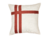 Coleção Casual – Capa Almofada Cru Natural e Terracota 45cm x 45cm - comprar online