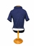 Blusa de malha canela azul na internet