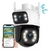 Camera Externa Ip a Prova D'água Wifi Dupla 2 Em 1 com Visao Noturna C/ Infravermelho monitor na internet