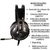 FONE DE OUVIDO HEADSET GAMER E MUSICAS , USB RGB COM FIO E MICROFONE - comprar online